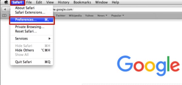 Cài đặt Proxy cho Safari