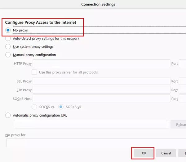 Với trình duyệt Firefox