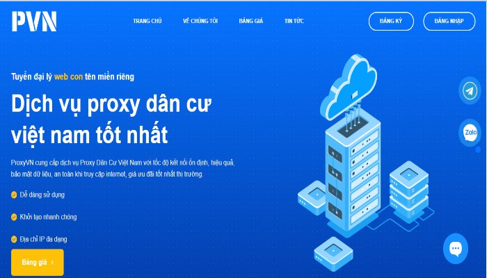 ProxyVN là đơn vị chuyên nghiệp trong lĩnh vực cung cấp giải pháp IP